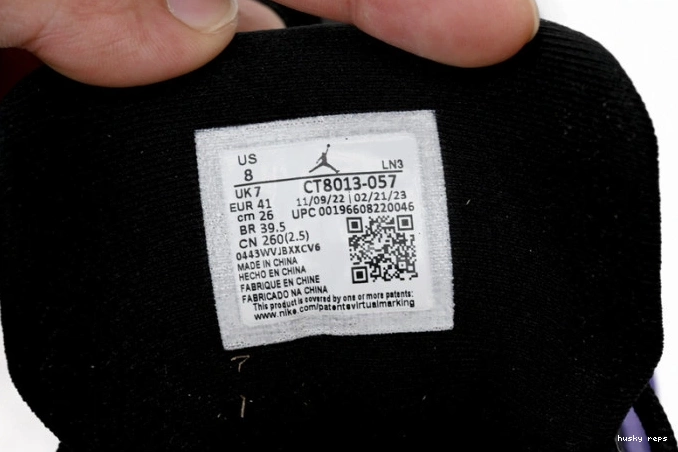 Rep Husky Field CT8013-057 Purple Jordan Retro 12 Air 0809